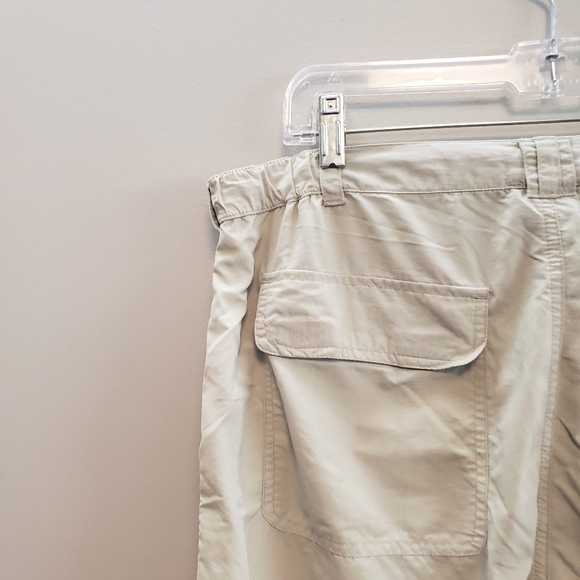 White Sierra Convertible Hiking Pants Light Tan Size L - Picture 4 of 9